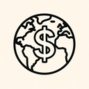 icon_geography_dollar_sign_outline icon preview