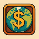 icon_geography_dollar_sign_retro icon preview