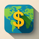 icon_geography_dollar_sign_shadow_effect icon preview