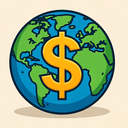 icon_geography_dollar_sign_sharp_edges icon preview