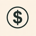 icon_geography_dollar_sign_thin icon preview
