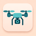 icon_geography_drone_flat_pastel icon preview