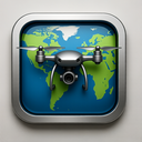 icon_geography_drone_metallic icon preview