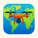 icon_geography_drone_vibrant_colors icon preview