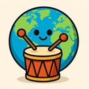 icon_geography_drum_cartoon icon preview