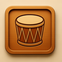 icon_geography_drum_embossed icon preview
