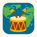 icon_geography_drum_flat_design icon preview