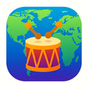 icon_geography_drum_gradient icon preview