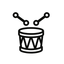icon_geography_drum_monochrome icon preview