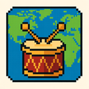 icon_geography_drum_pixel_art icon preview