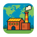 icon_geography_factory_cartoon icon preview