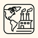 icon_geography_factory_line_art icon preview