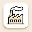 icon_geography_factory_minimalist icon preview