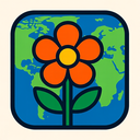 icon_geography_flower_bold icon preview