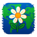 icon_geography_flower_digital_glitch icon preview