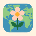 icon_geography_flower_flat_pastel icon preview