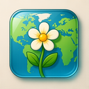 icon_geography_flower_glassy icon preview