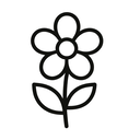 icon_geography_flower_minimal_outline icon preview