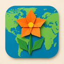 icon_geography_flower_origami icon preview