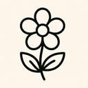 icon_geography_flower_outline icon preview