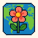 icon_geography_flower_pixel_art icon preview