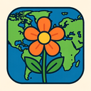 icon_geography_flower_vector icon preview