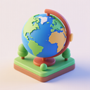 icon_geography_globe_3d_isometric icon preview