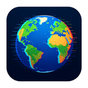 icon_geography_globe_digital_glitch icon preview