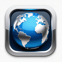 icon_geography_globe_metallic icon preview