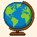 icon_geography_globe_pixel_art icon preview
