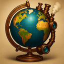 icon_geography_globe_steampunk icon preview