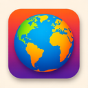 icon_geography_globe_vibrant_colors icon preview