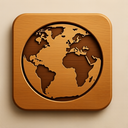 icon_geography_globe_wooden icon preview
