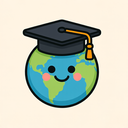 icon_geography_graduation_cap_cartoon icon preview