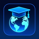icon_geography_graduation_cap_futuristic icon preview