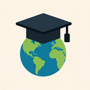 icon_geography_graduation_cap_geometric icon preview