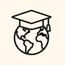 icon_geography_graduation_cap_minimal_outline icon preview