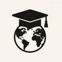 icon_geography_graduation_cap_monochrome icon preview