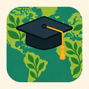 icon_geography_graduation_cap_organic_pattern icon preview