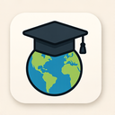 icon_geography_graduation_cap_thin icon preview