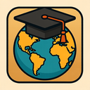 icon_geography_graduation_cap_tribal icon preview