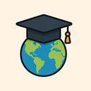 icon_geography_graduation_cap_vector icon preview