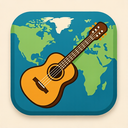 icon_geography_guitar_elegant icon preview