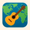 icon_geography_guitar_geometric icon preview