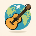 icon_geography_guitar_minimalist icon preview
