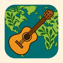 icon_geography_guitar_organic_pattern icon preview