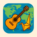 icon_geography_guitar_origami icon preview