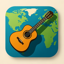 icon_geography_guitar_shadow_effect icon preview