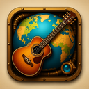 icon_geography_guitar_steampunk icon preview
