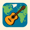 icon_geography_guitar_vector icon preview